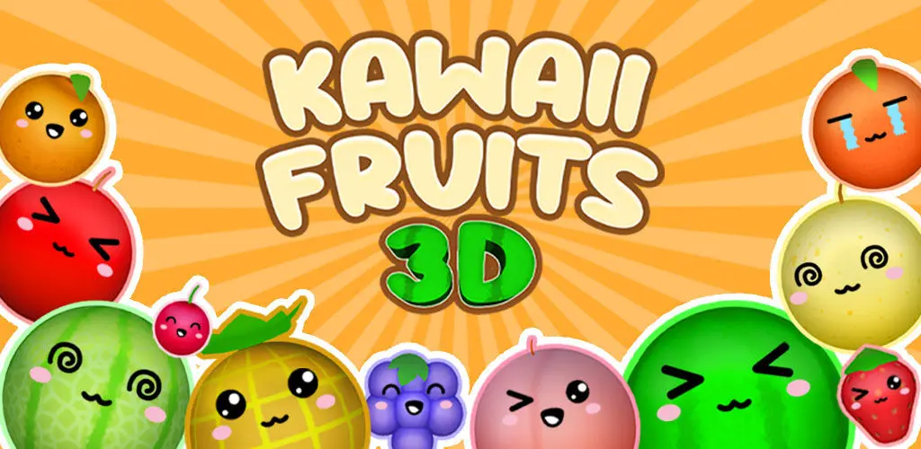 kawaii fruits 3d